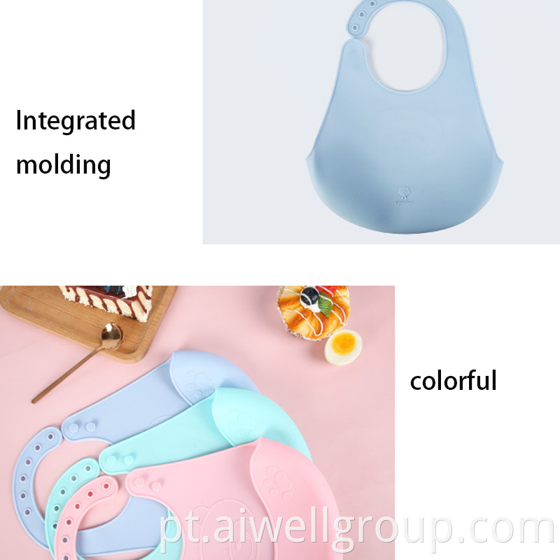 Baby Soft Cute Food Grade Silicone Bib